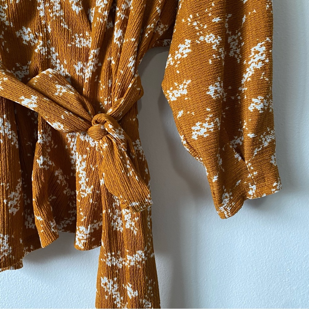 Anthropologie Orange Blouse Top - Picture 13 of 15